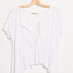 We The Free Ivory Textured Top